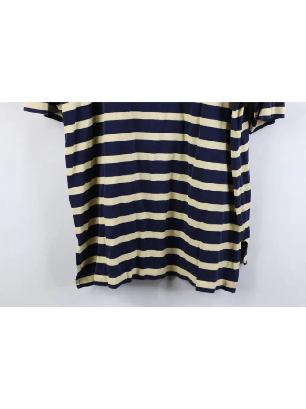 Vintage Polo Golf Ralph Lauren Mens Medium Faded Striped Color Block Polo Shirt